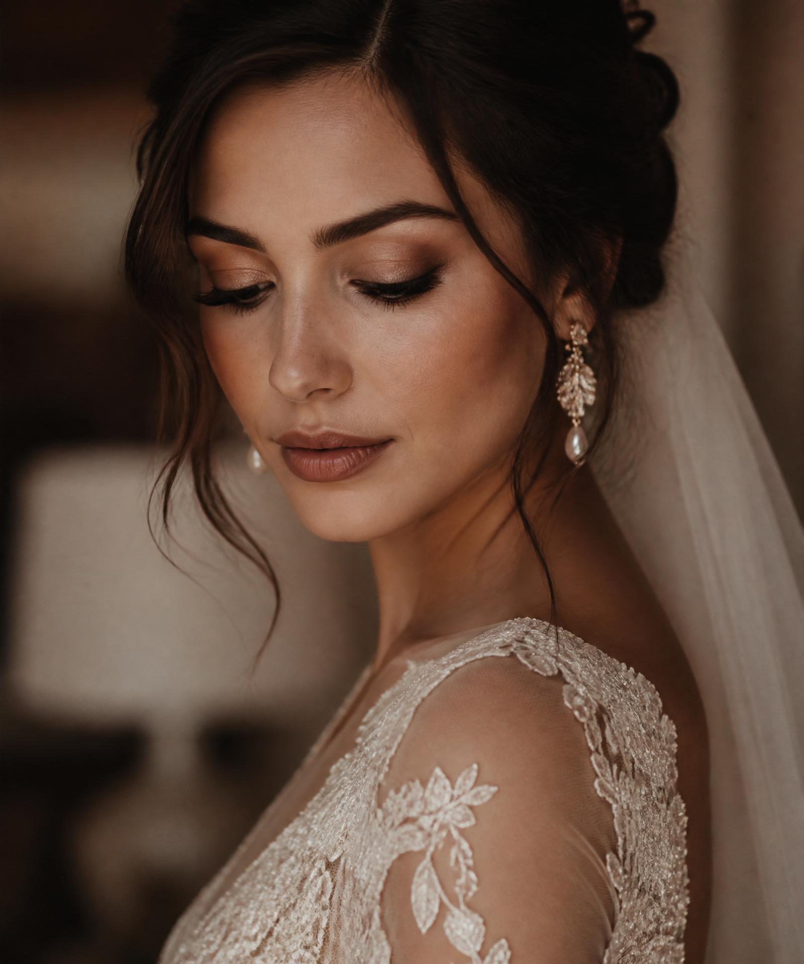 Bridal editorial portrait
